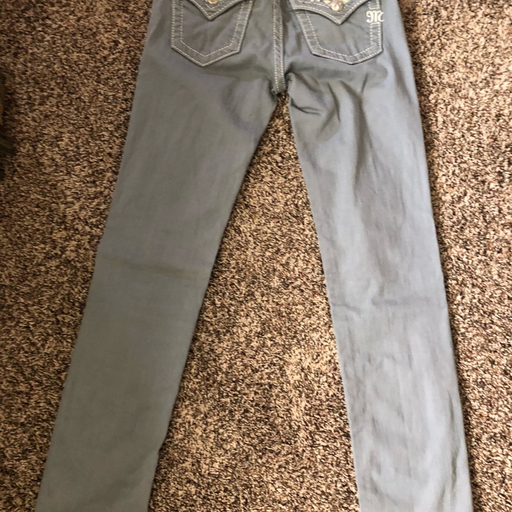 Girls grey Miss Me jeans size 12